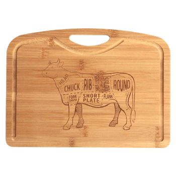 Platou din bambus gravat raki 33x24x0,9cm