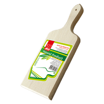 Tocator din lemn cu maner raki n5 38x20x1,5cm