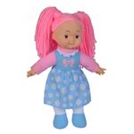 Papusa Simba - Flower Dolly, par roz, material textil, 38 cm fotografia produsului View 2 S