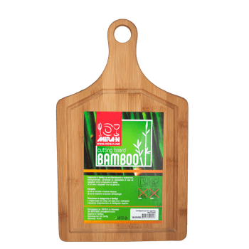 Tocator bucatarie bambus raki cu toarta 40x23,5x0,9cm