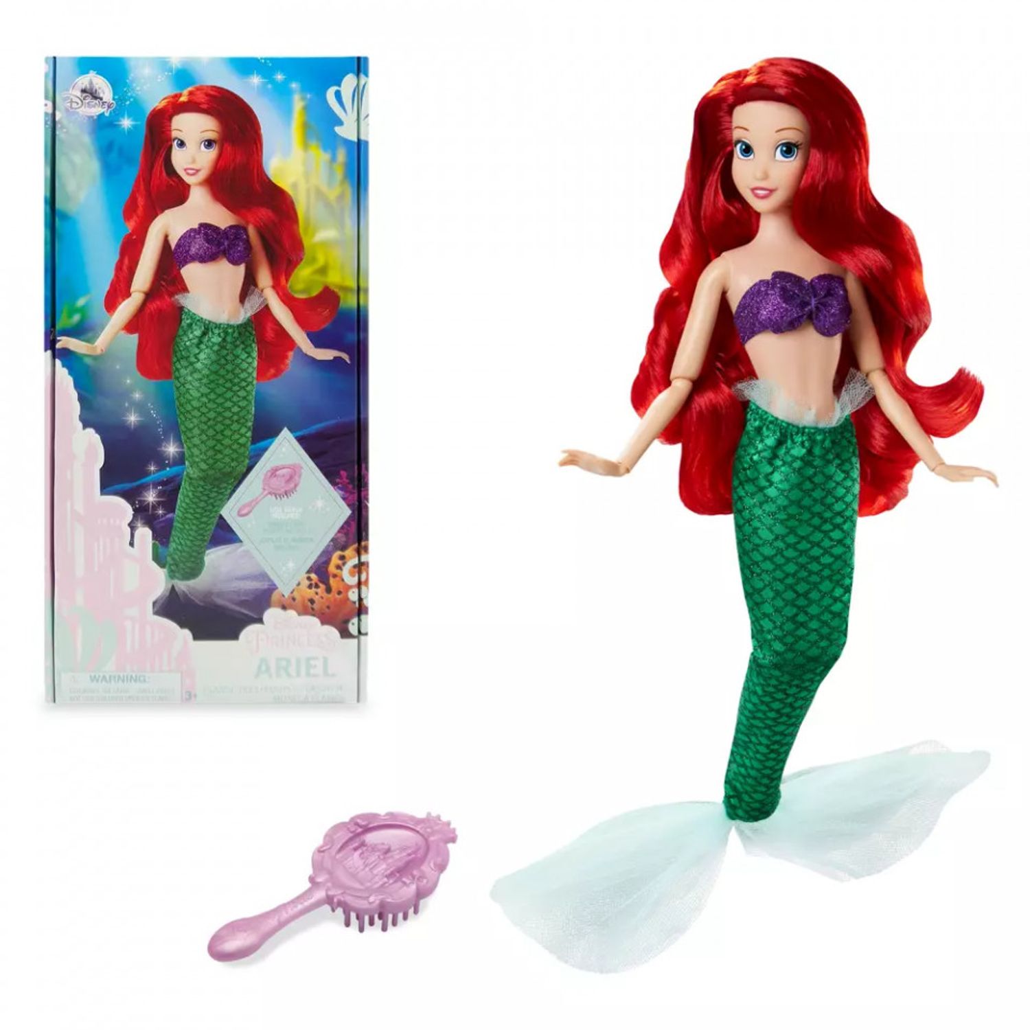 Papusa printesa Disney Ariel ECO fotografia produsului