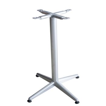 Picior, baza din aluminiu raki pentru blat patrat, rotund culoare gri clasic