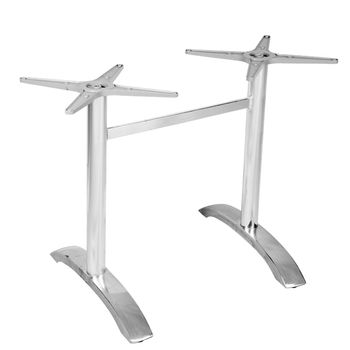 Picior, baza din aluminiu raki pentru masa cu blat dreptunghiular 60x68xh72cm