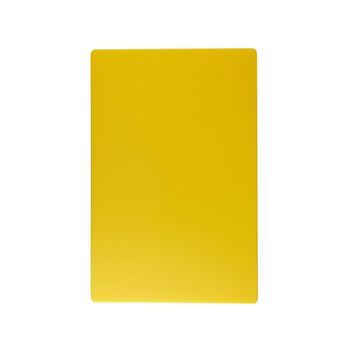 Tocator profesional bucatarie raki 45x30x2,5cm polietilena hdpe, galben, pentru carne cruda de pasare