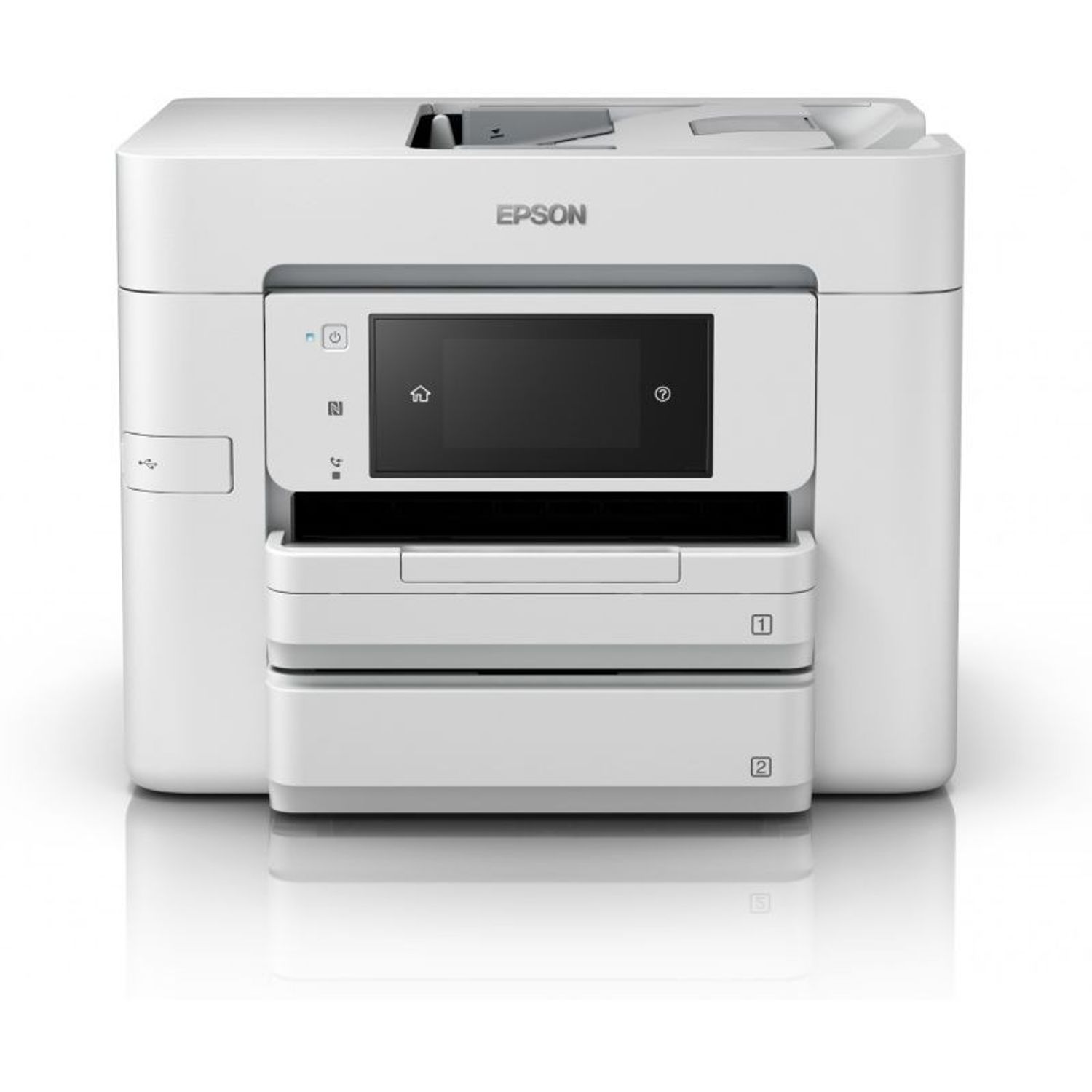 Multifunctionala Epson WorkForce WF-4745DTWF, color, A4, duplex, ADF, fax, Wireless, NFC fotografia produsului View 3 L
