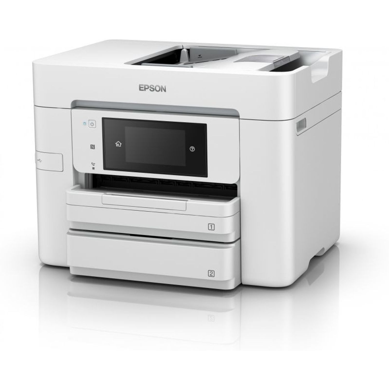 Multifunctionala Epson WorkForce WF-4745DTWF, color, A4, duplex, ADF, fax, Wireless, NFC fotografia produsului View 5 L