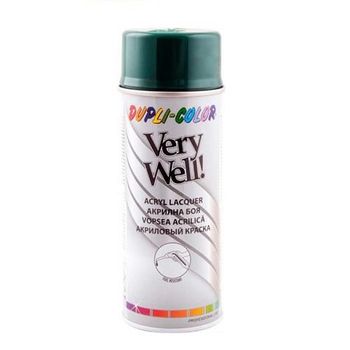 Vopsea spray decorativa dupli-color very well, ral 6005 verde frunza, 400 ml