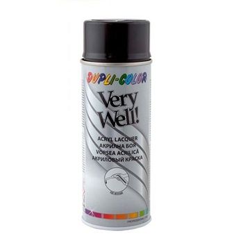 Vopsea spray decorativa dupli-color very well, ral 9005 negru lucios, 400 ml