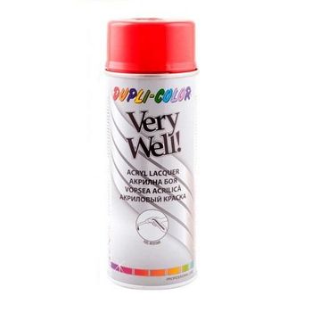 Vopsea spray decorativa dupli-color very well, ral 3000 rosu foc, 400 ml