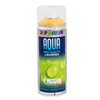 Lac acrilic pe baza de apa dupli-color aqua spray, ral 1023, galben trafic, 350 ml