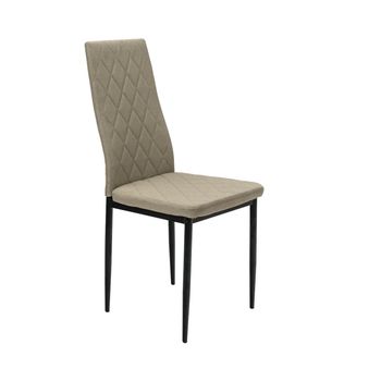 Scaun dining s-122 xs, culoare crem, metal