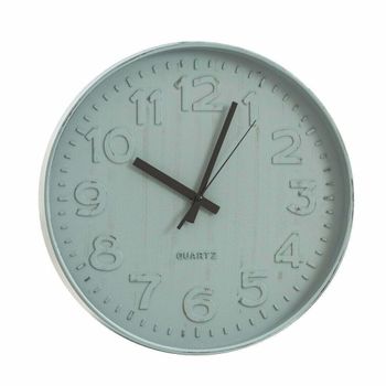 Ceas clasic gri, diametru 30 cm