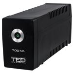 UPS TED Electric 700VA / 400W LED Line Interactive cu 2 iesiri schuko TED-700 fotografia produsului