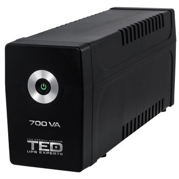 Ups ted electric 700va / 400w led line interactive cu 2 iesiri schuko ted-700