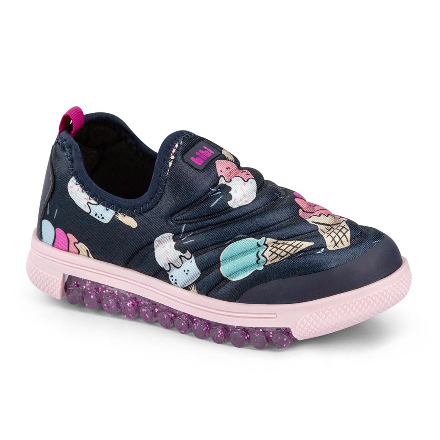 Pantofi Sport Fete Bibi Roller New Naval/Ice Cream, 34 fotografia produsului View 2 L