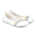 Balerini Bibi Rainbow Albi Curcubeu, 35 fotografia produsului
