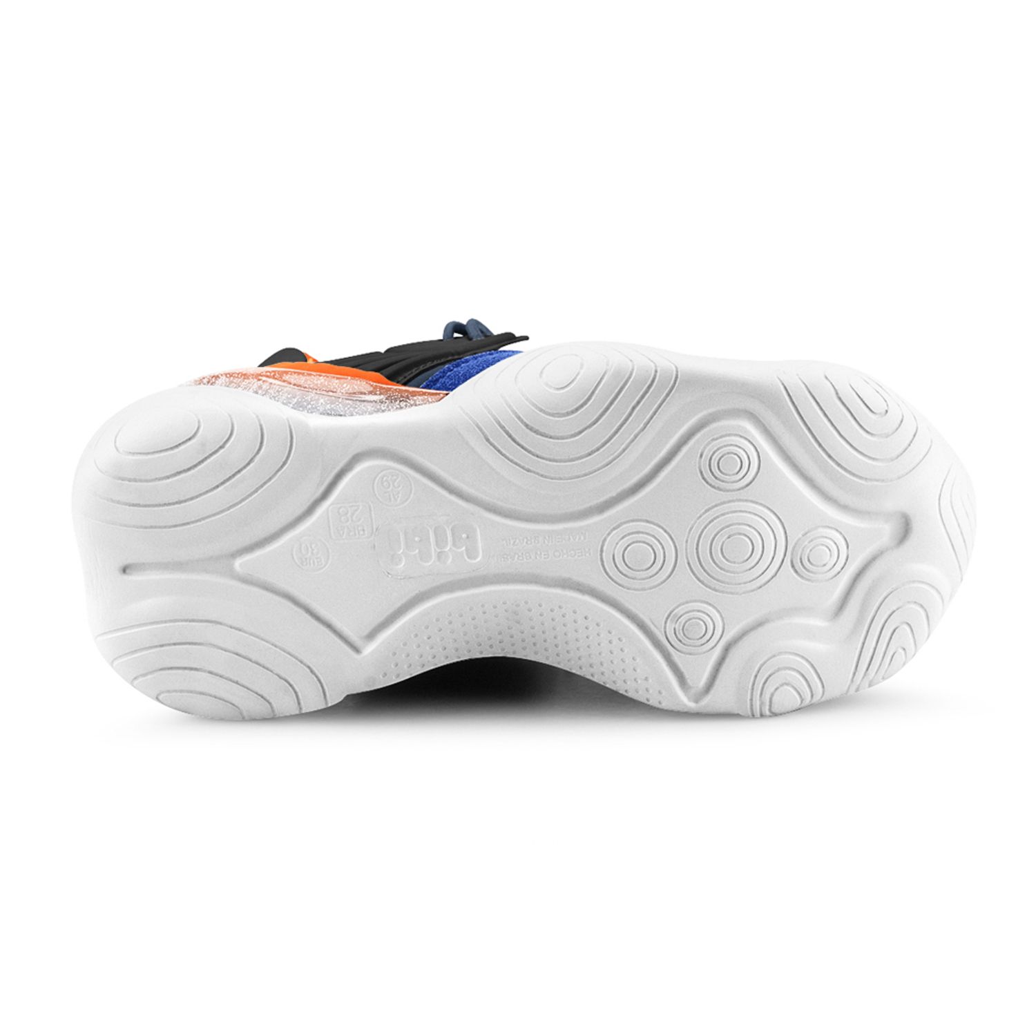 Pantofi Sport Baieti Bibi Line Flow Naval/Orange, 35 fotografia produsului View 4 L