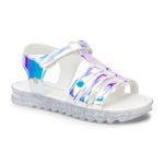 Sandale Fete BIBI Flat Form Holografic Glitter, 33 fotografia produsului View 2 S