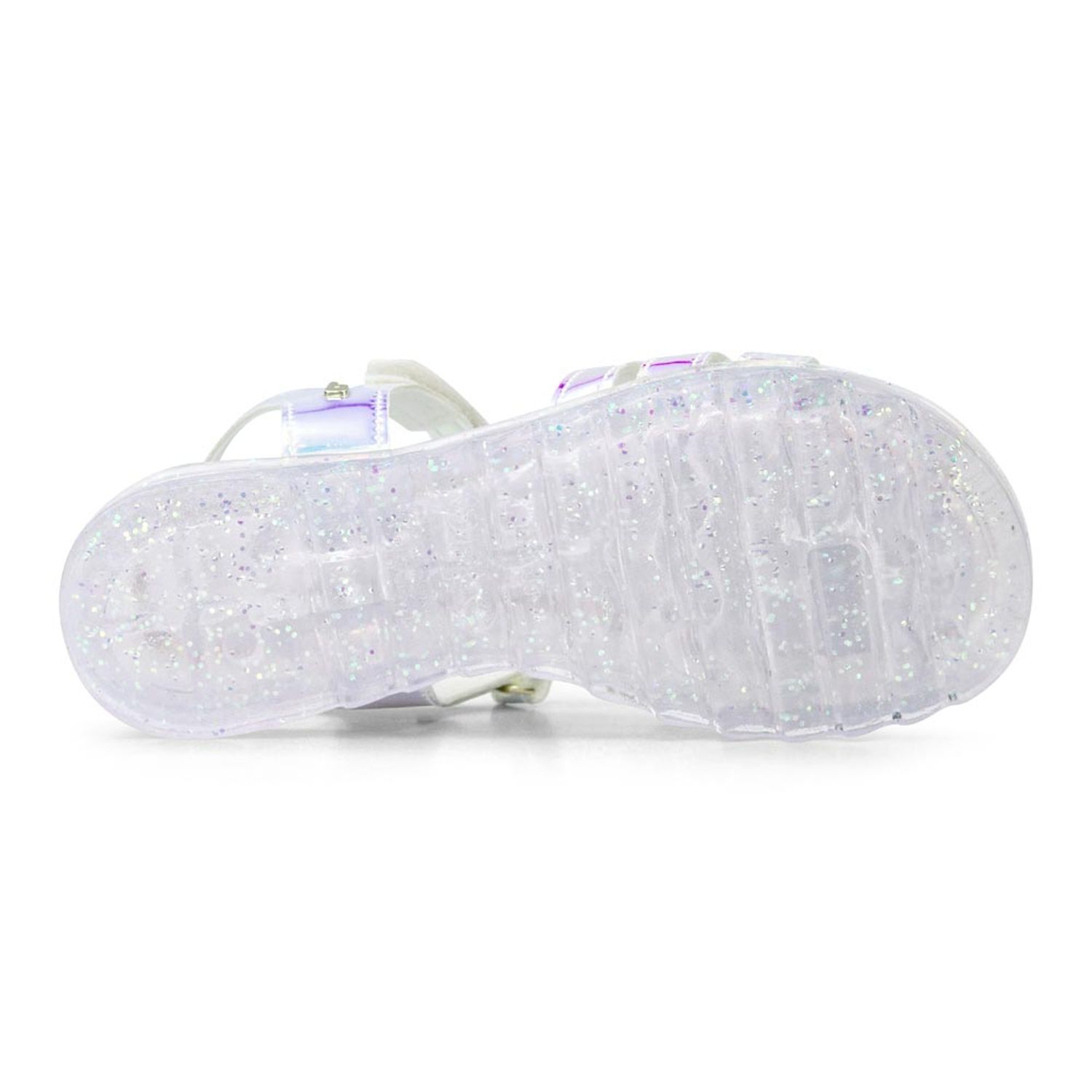 Sandale Fete BIBI Flat Form Holografic Glitter, 33 fotografia produsului View 4 L
