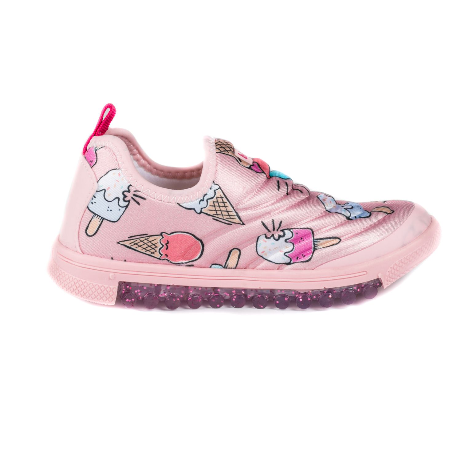Pantofi Sport Fete Bibi Roller New Camelia/Ice Cream, 34 fotografia produsului View 2 L