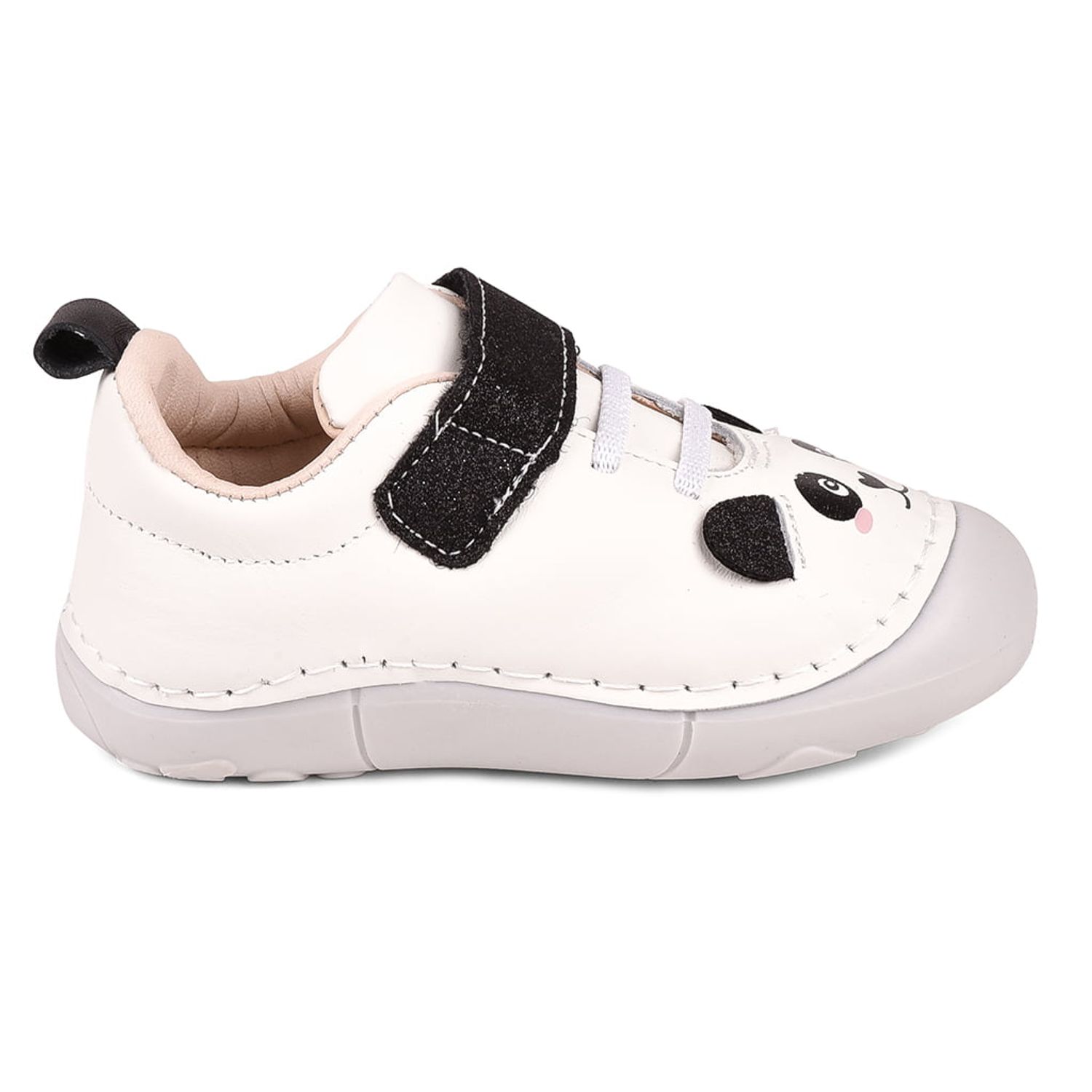 Pantofi Fetite BIBI Grow Alb/glitter Panda, 21 fotografia produsului View 2 L
