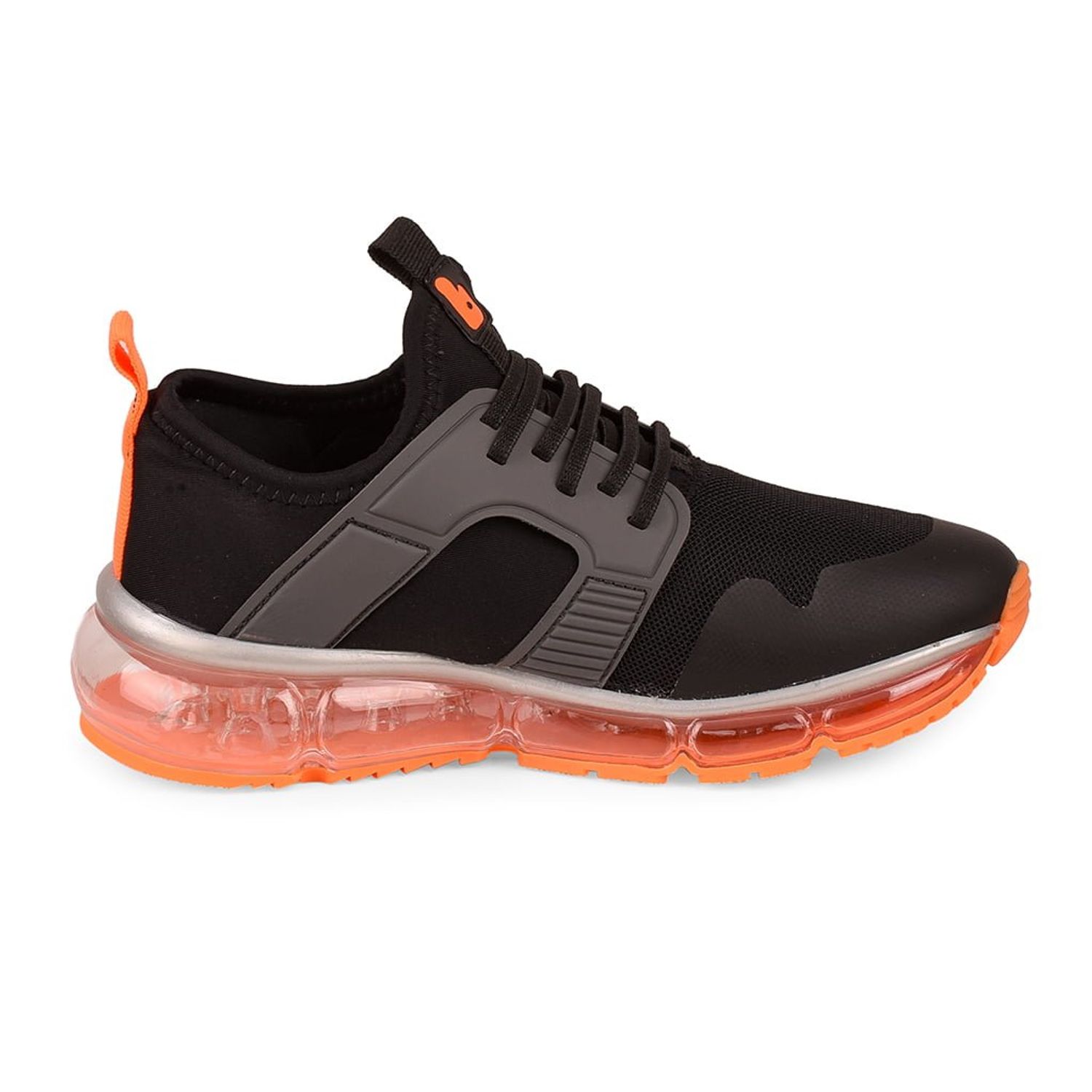 Pantofi Sport BIBI New Bubble Grafit/orange, 37 fotografia produsului View 2 L