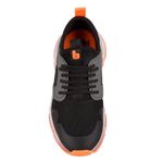 Pantofi Sport BIBI New Bubble Grafit/orange, 37 fotografia produsului View 3 S