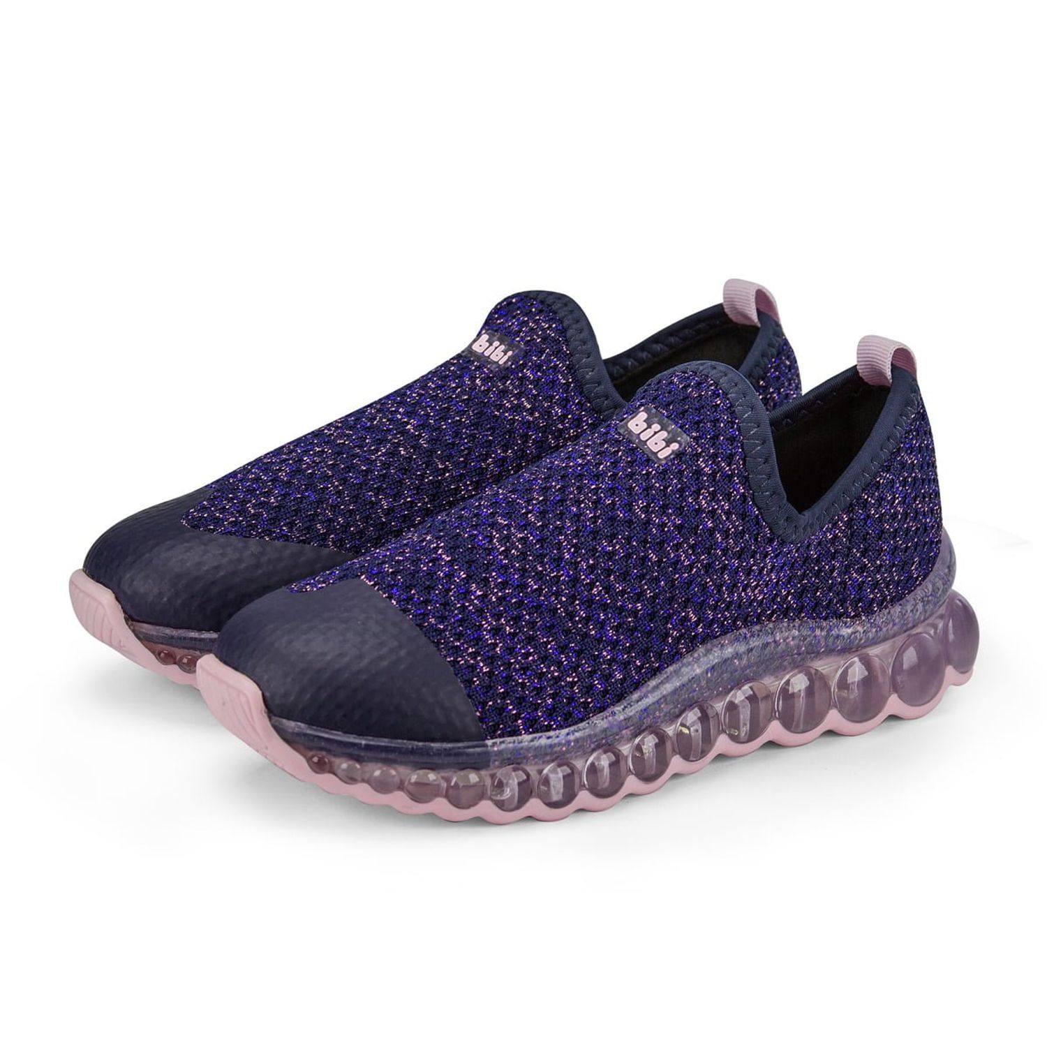 Pantofi Sport Led BIBI Roller Celebration Navy Lurex, 34 fotografia produsului View 3 L