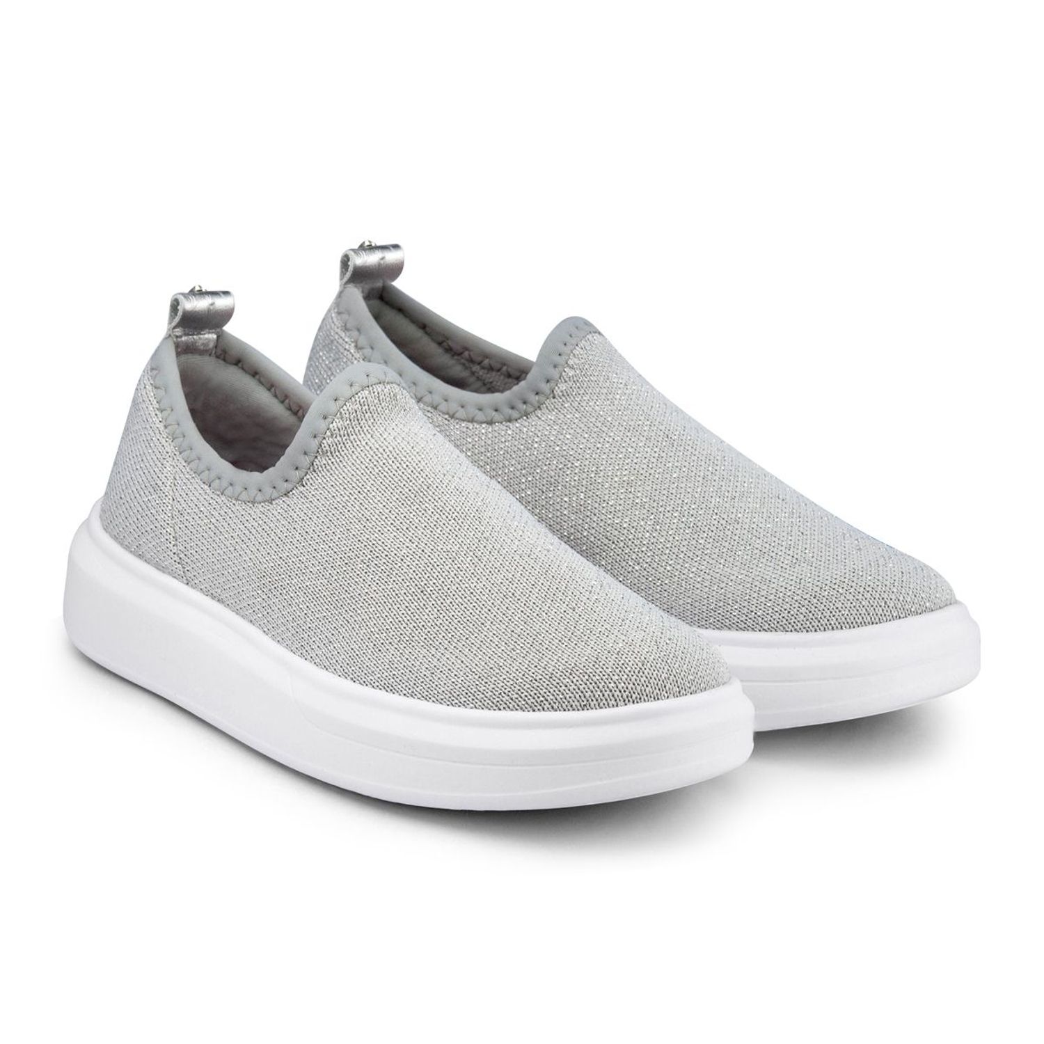 Pantofi Fete Bibi Glam Silver, 34 fotografia produsului