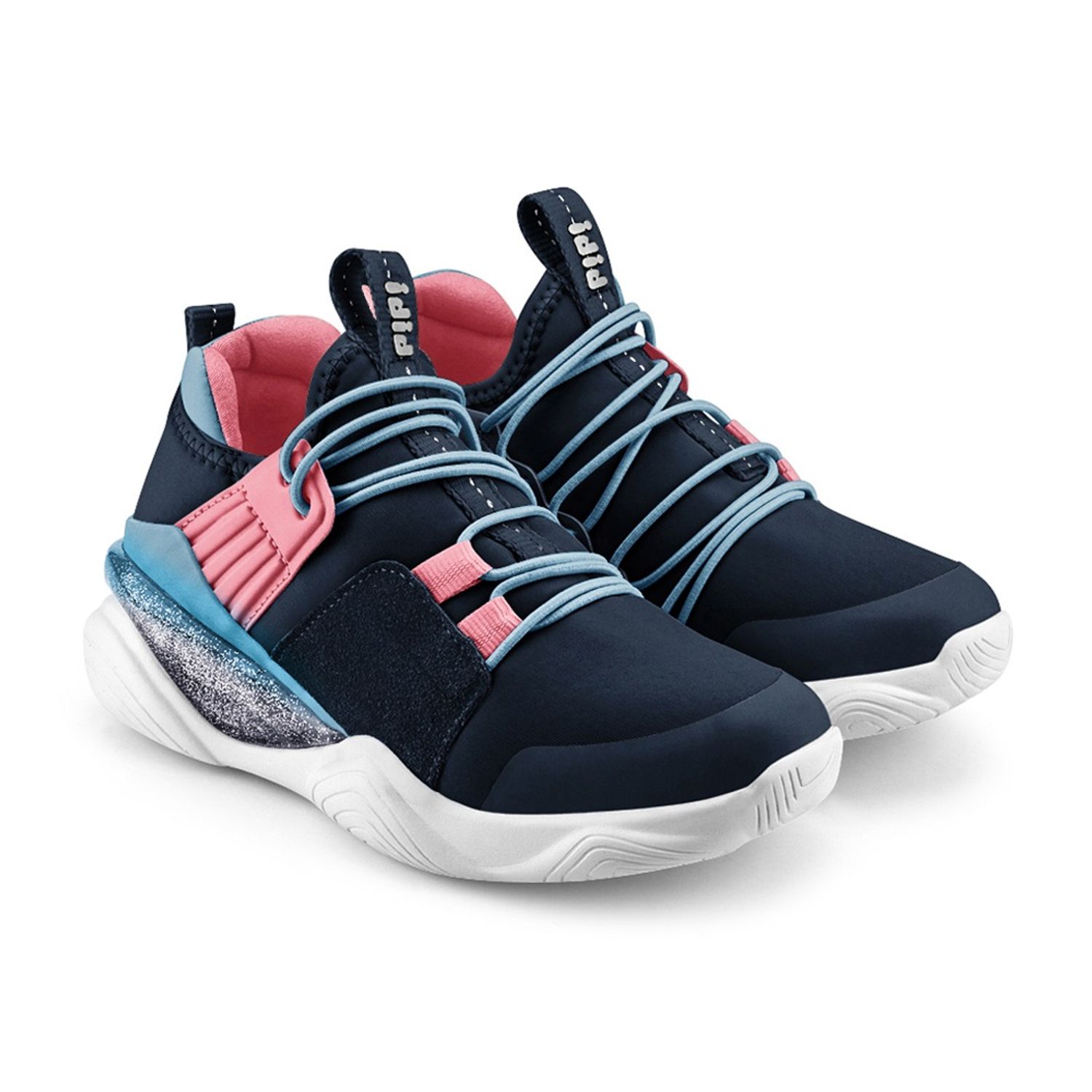 Pantofi Sport Fete Bibi Line Flow Naval/Cherry, 35 fotografia produsului