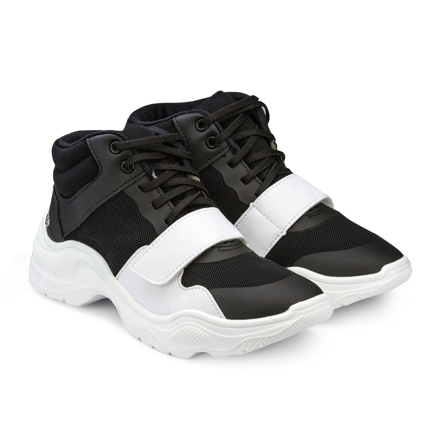 Pantofi Sport BIBI Ugly Alb/negru, 34 fotografia produsului