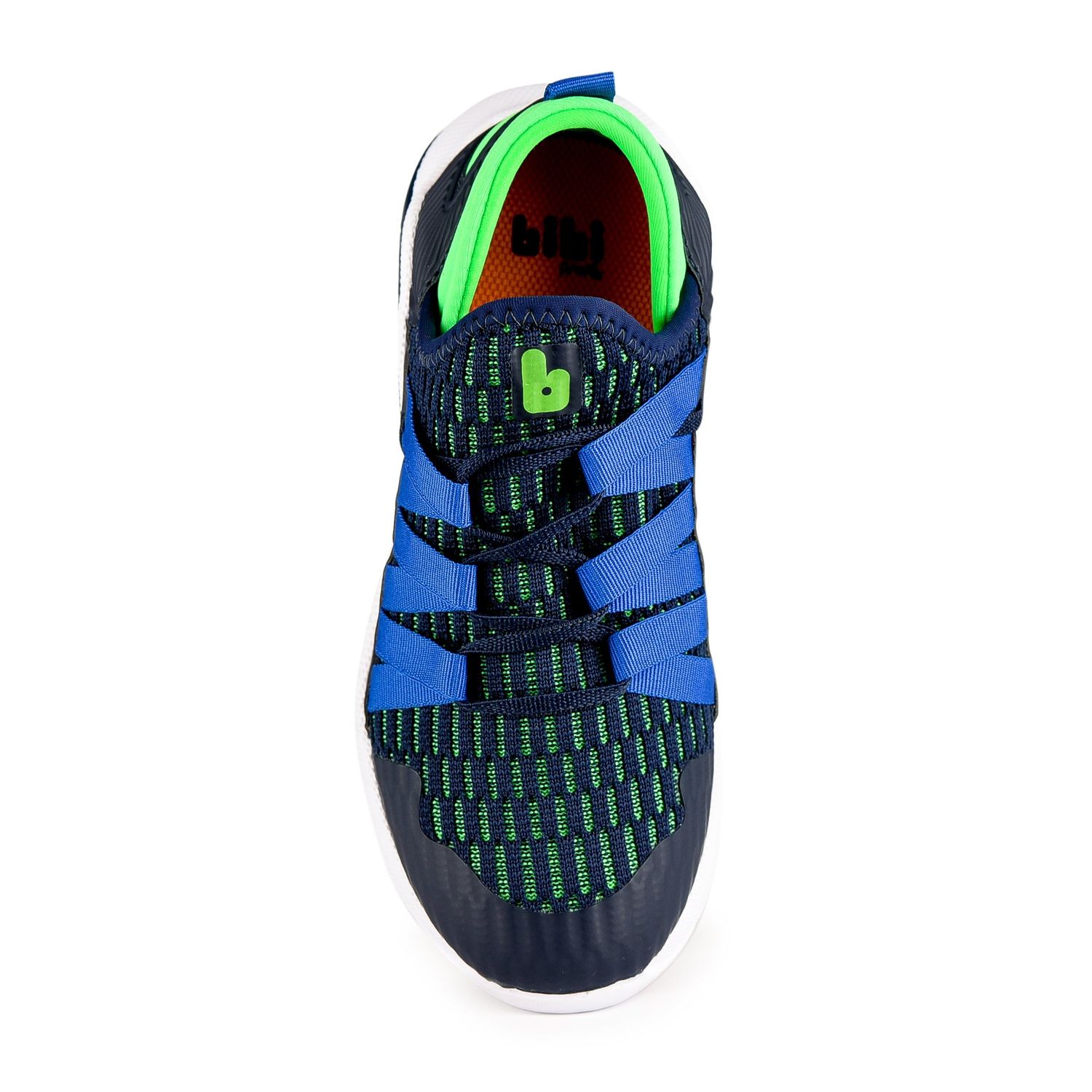 Pantofi Sport Baieti Bibi Evolution Bleumarin/Verde, 34 fotografia produsului View 4 L