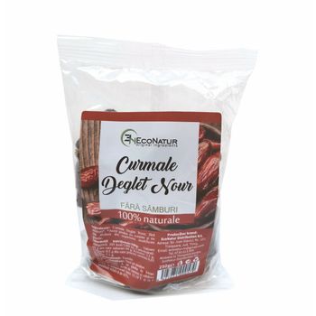 Curmale deglet nour, fara samburi 250 g, econatur