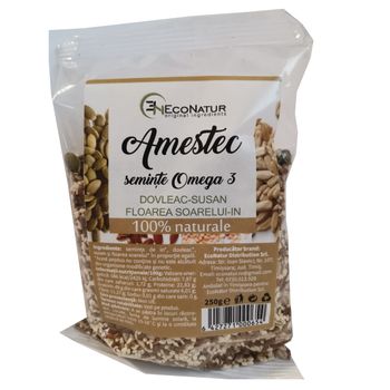Amestec seminte bogate in Omega 3 250 g, EcoNatur ECONATUR Alimentare & Superfoods