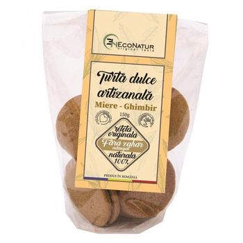 Turta dulce artizanala cu miere si ghimbir 150 g, ECONATUR