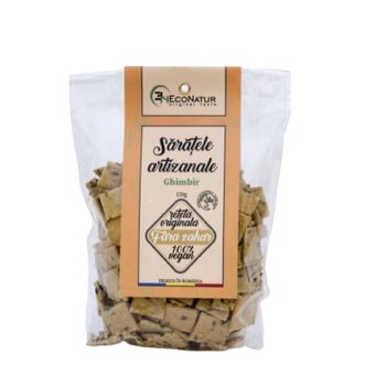 Saratele artizanale, vegane cu ghimbir, econatur, 150 econatur, g