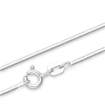 Lant snake din argint fatetat 50 cm l-720-1l