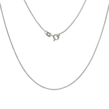 Lantisor din argint model diamantat