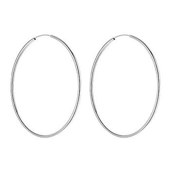 Cercei creole diametru 65 mm din argint ch40-046