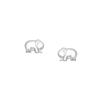 Cercei elefant din argint 1c-144
