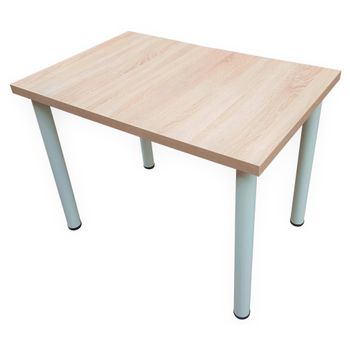 Masa bucatarie, 100x67cm, cant abs 2mm, picioare metalice reglabile