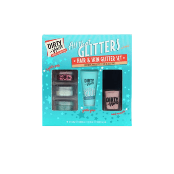 Set cadou glitterbug, sclipici pentru par, fata si unghii