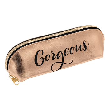 Portfard gorgeous auriu, 20 x 7.5 x 7 cm