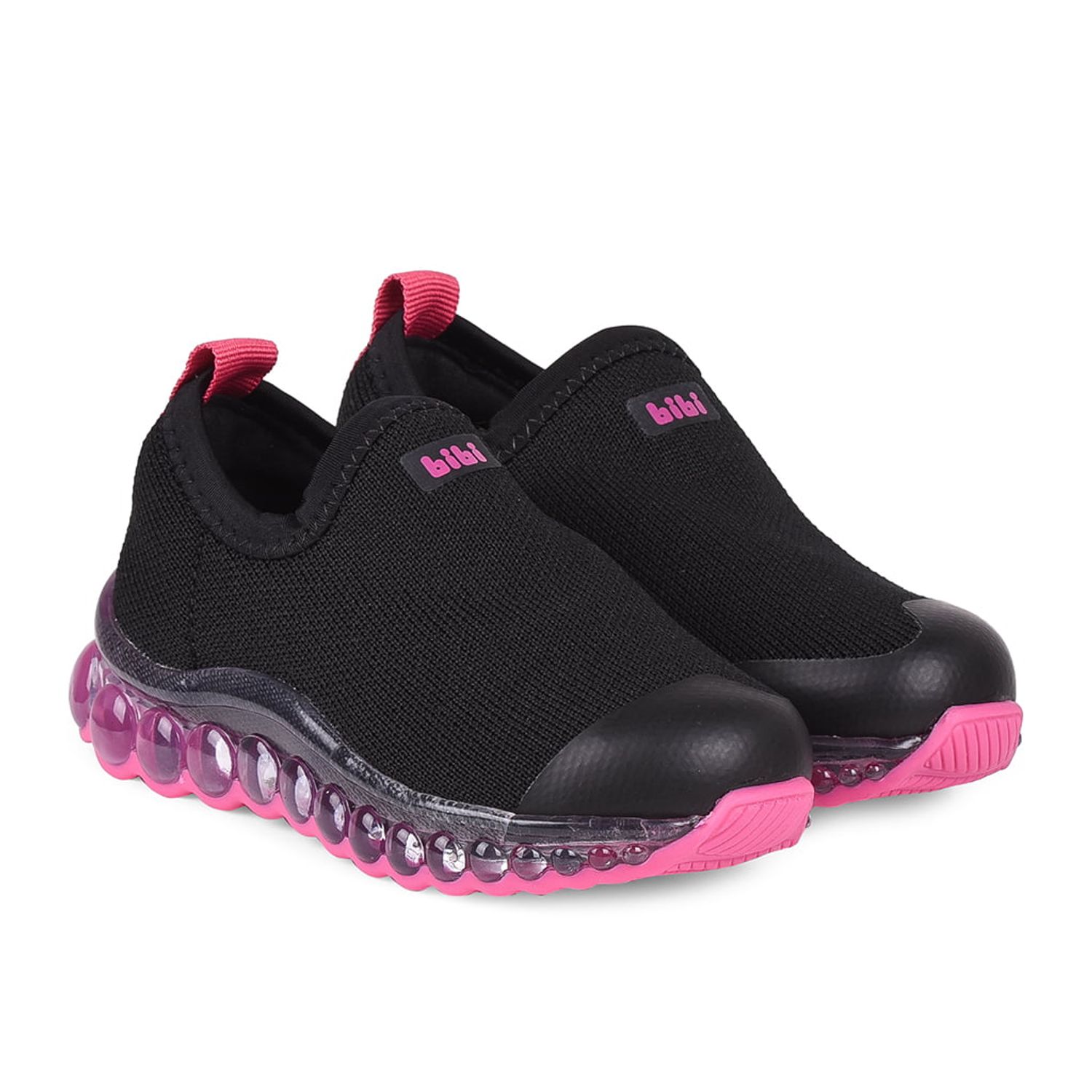 Pantofi Sport Led BIBI Roller Celebration Negri/roz, 33 fotografia produsului