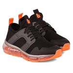 Pantofi Sport BIBI New Bubble Grafit/orange, 33 fotografia produsului
