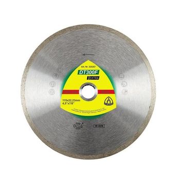 Disc de taiere diamantat klingspor dt 300 f extra, pentru gresie, faianta, 115mmx1,6 mm