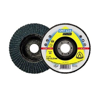 Disc lamelar klingspor smt 624 supra, 125mmx22,23mm, granulatie p60 p60