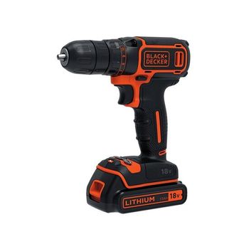 Masina de insurubat si gaurit cu percutie si acumulator black&decker bdchd18k-qw, 1.5ah, 18v, 2 valiza