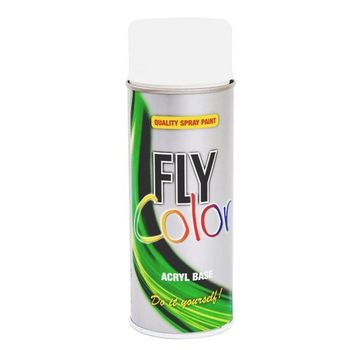 Vopsea spray decorativa FLY COLOR, RAL 9010 alb lucios, 400 ml Butterfly Color Press imagine noua 2022