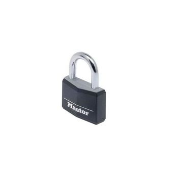 Lacat din aluminiu protejat master lock 9140eurdblk, corp 40mm, clasa securitate 5/10 cheie